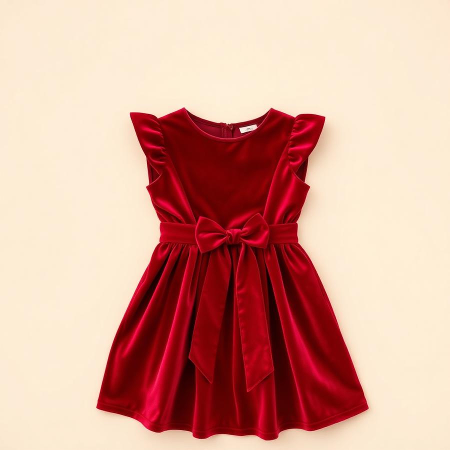 Velvet Bow Dress